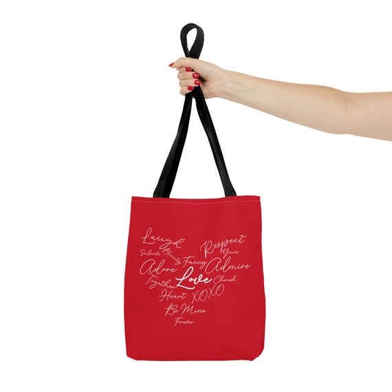 Love Words Heart - Tote Bag (AOP)