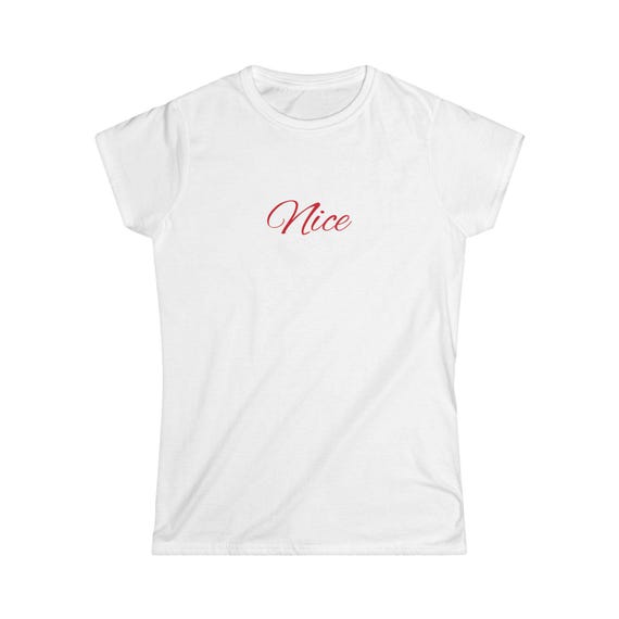 Women's Christmas Tee - Nice List | Christmas Humor | Women's Christmas Humor Tee