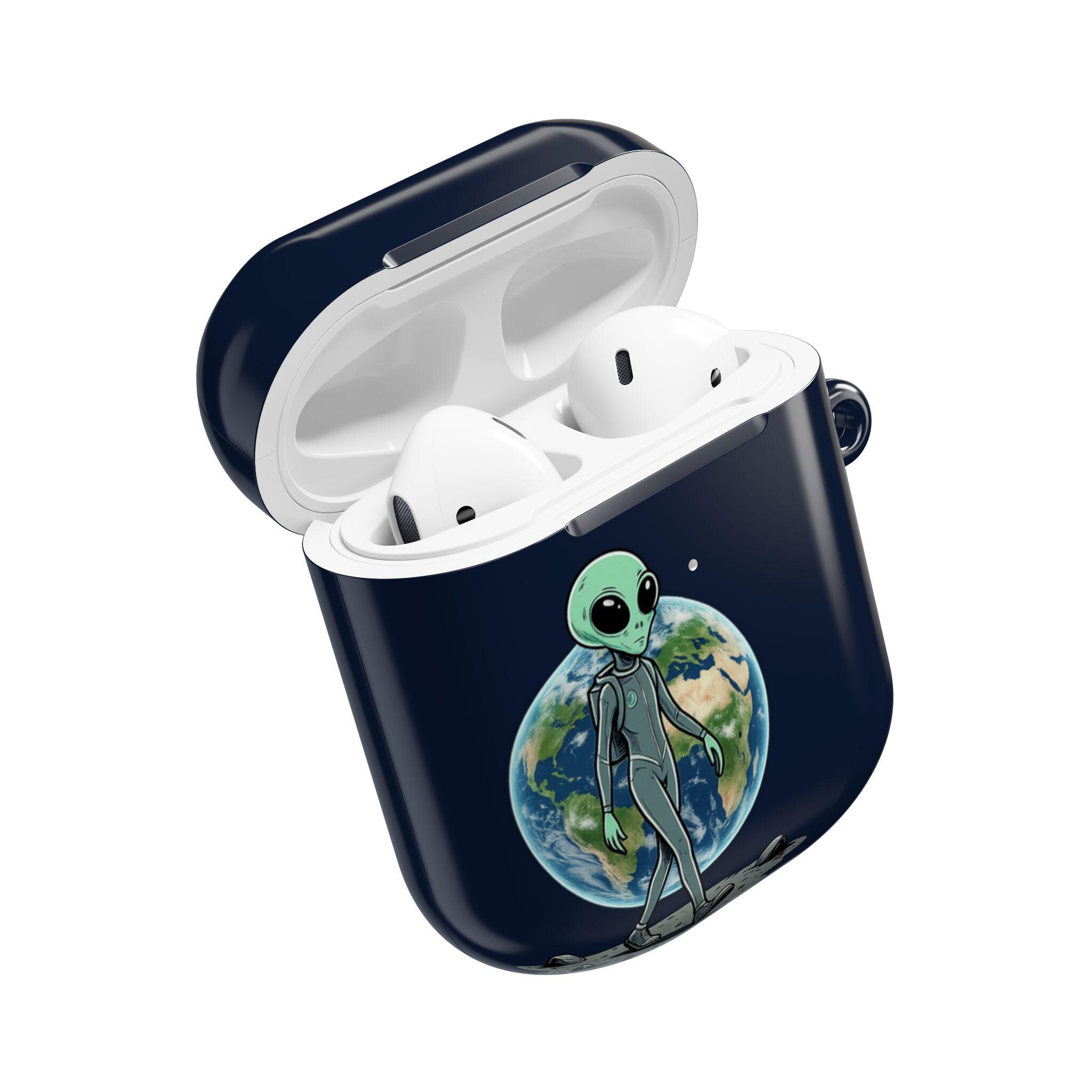 エイリアン宇宙飛行士のAirPodケース | 地球背景、宇宙テーマ - Etsy 日本