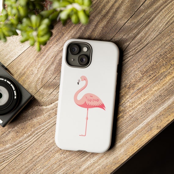 Pink Flamingo Tough Cases - Personalize Apple iPhone, Samsung Galaxy, and Google Pixel devices