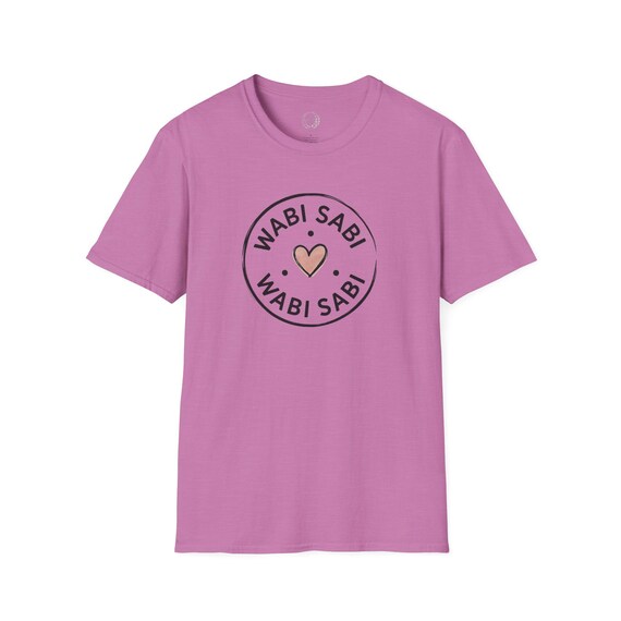 Wabi Sabi Heart t-shirt | Minimalist Zen Circle Design