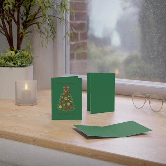 Personalized Christmas Greeting Cards, Holiday Card Pack