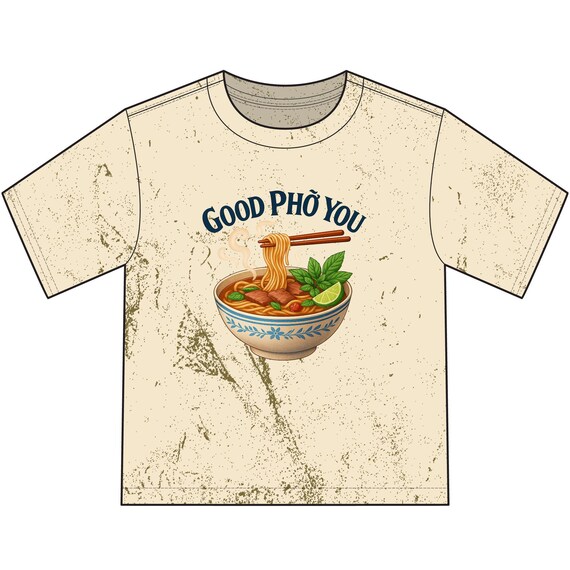 Good Pho You bowl graphic T-Shirt | Kids noodle soup illustration