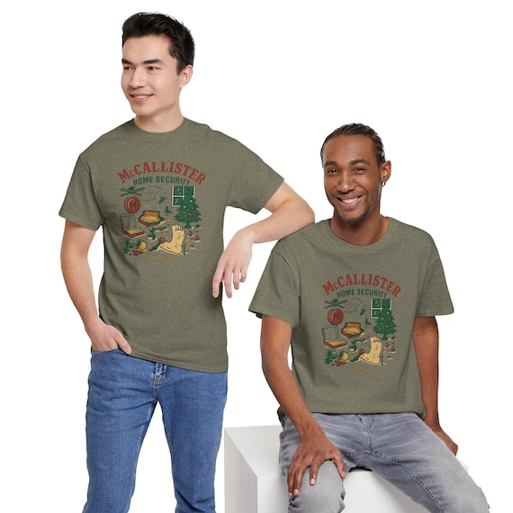 McCallister Home Security T-Shirt | Home Alone Christmas Movie Tee