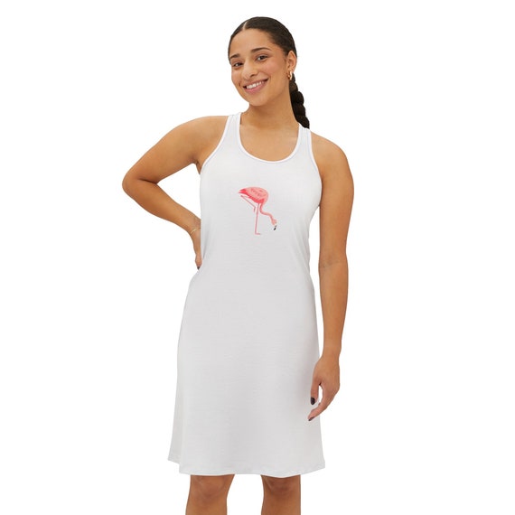 Pink Flamingo - Women's Racerback Dress (AOP)