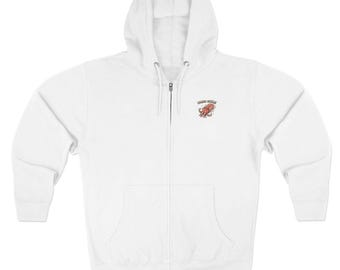 Wanna Cuttle? | Cuttlefish Zip Hoodie | Small Chest Emblem
