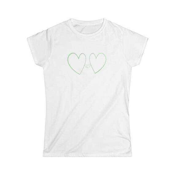Hearts Holding Hands - Women's Softstyle Tee