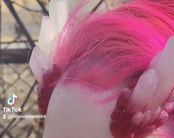 Crystal Horns | Cosplay | Costume | Resin | Handmade | Custom | Epoxy | Headpiece | Accessories | Headband |