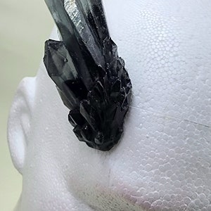 Crystal Horns Cosplay Costume Resin Handmade Custom Epoxy Headpiece Accessories Headband image 4