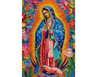 Poster La Vierge Marie, Vierge de Guadalupe