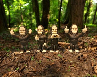 3D Printed Sassy Bigfoot Figurine: Whimsical Home Decor