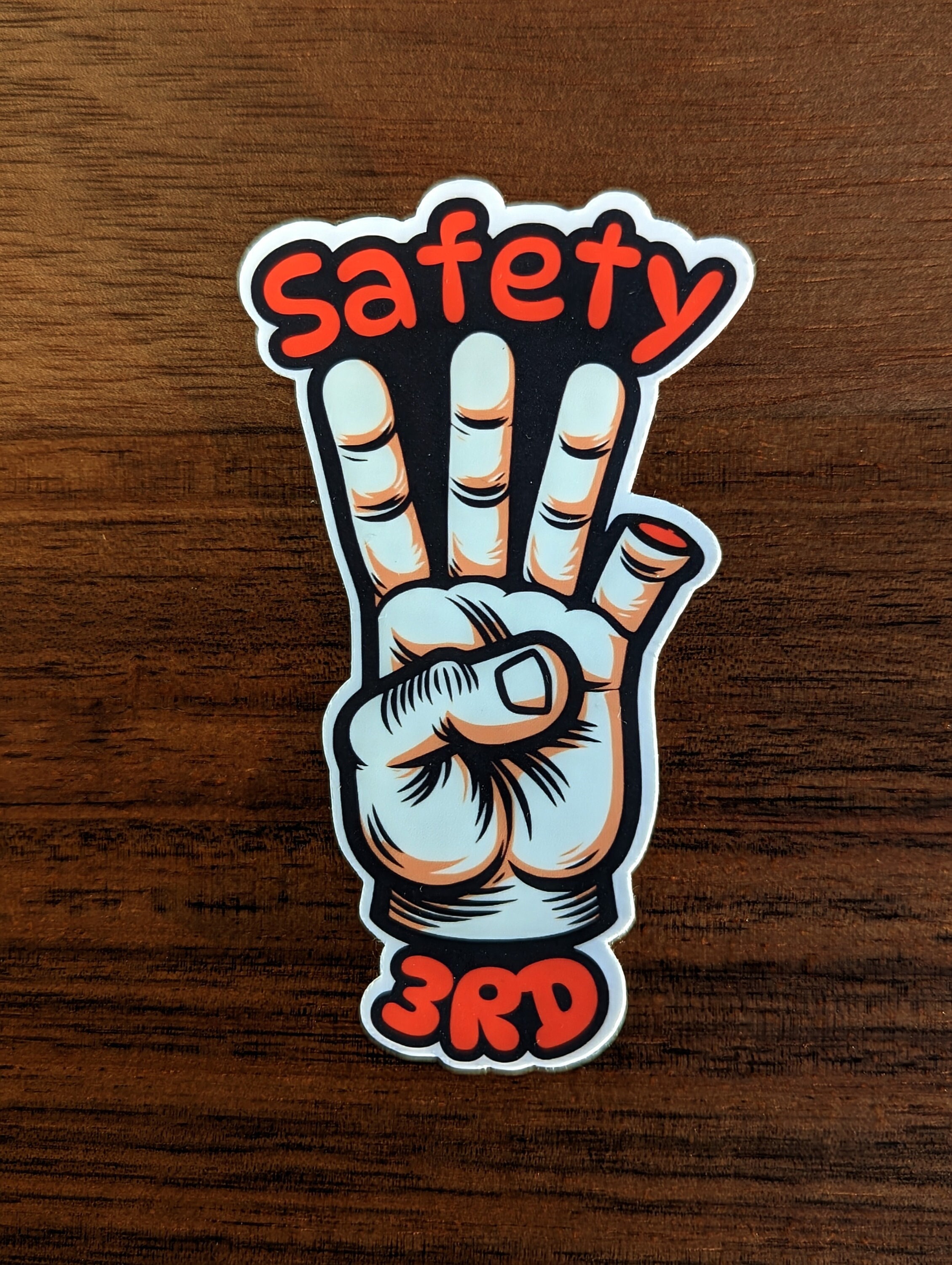 Safety Third Funny Pipeliner Safety Culture Waterproof Hardhat Or