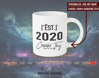 Personalized 2020 Pandemic Year Mug: Custom Keepsake Coffee Cup