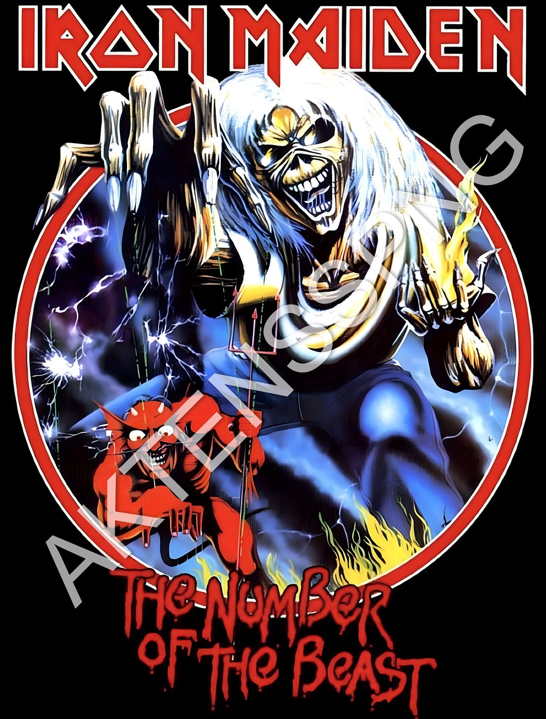 İron Maiden PNG I İron Maiden Art I İron Maiden Arts Prints I - Etsy