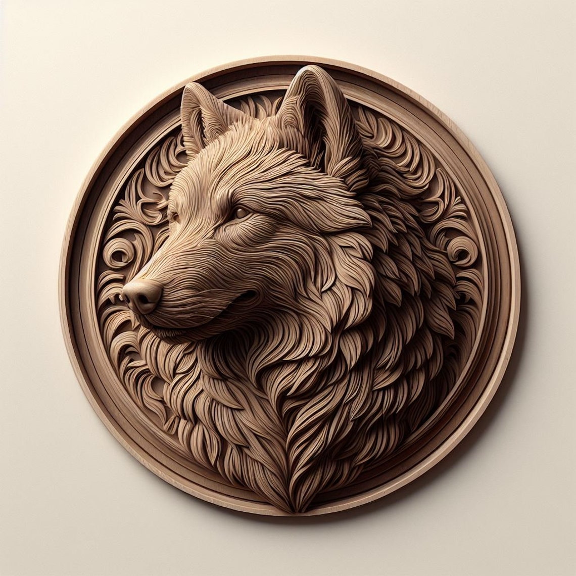 15 Packs Wolves Wood Carved PNG Laser Engraving Templates, 3d Illusion 15 Packs Wolves Wood Carved PNG Laser Engraving Templates, 3d Illusion