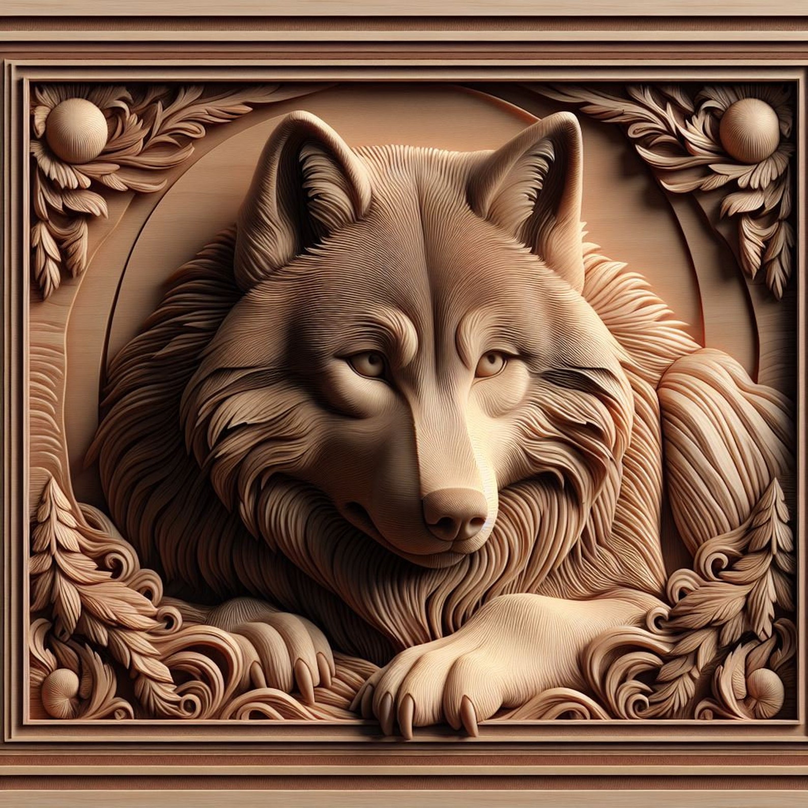 15 Packs Wolves Wood Carved PNG Laser Engraving Templates, 3d Illusion 15 Packs Wolves Wood Carved PNG Laser Engraving Templates, 3d Illusion