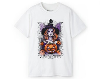 T-shirt de sorcière féerique d'Halloween