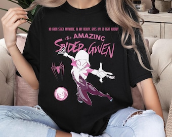 The Amazing Spider Gwen Shirt, Spidey Gwen Stacy Sweatshirt, Ghost Spider Halloween Shirt For Women, Gwen Stacy Birthday Girl Gift