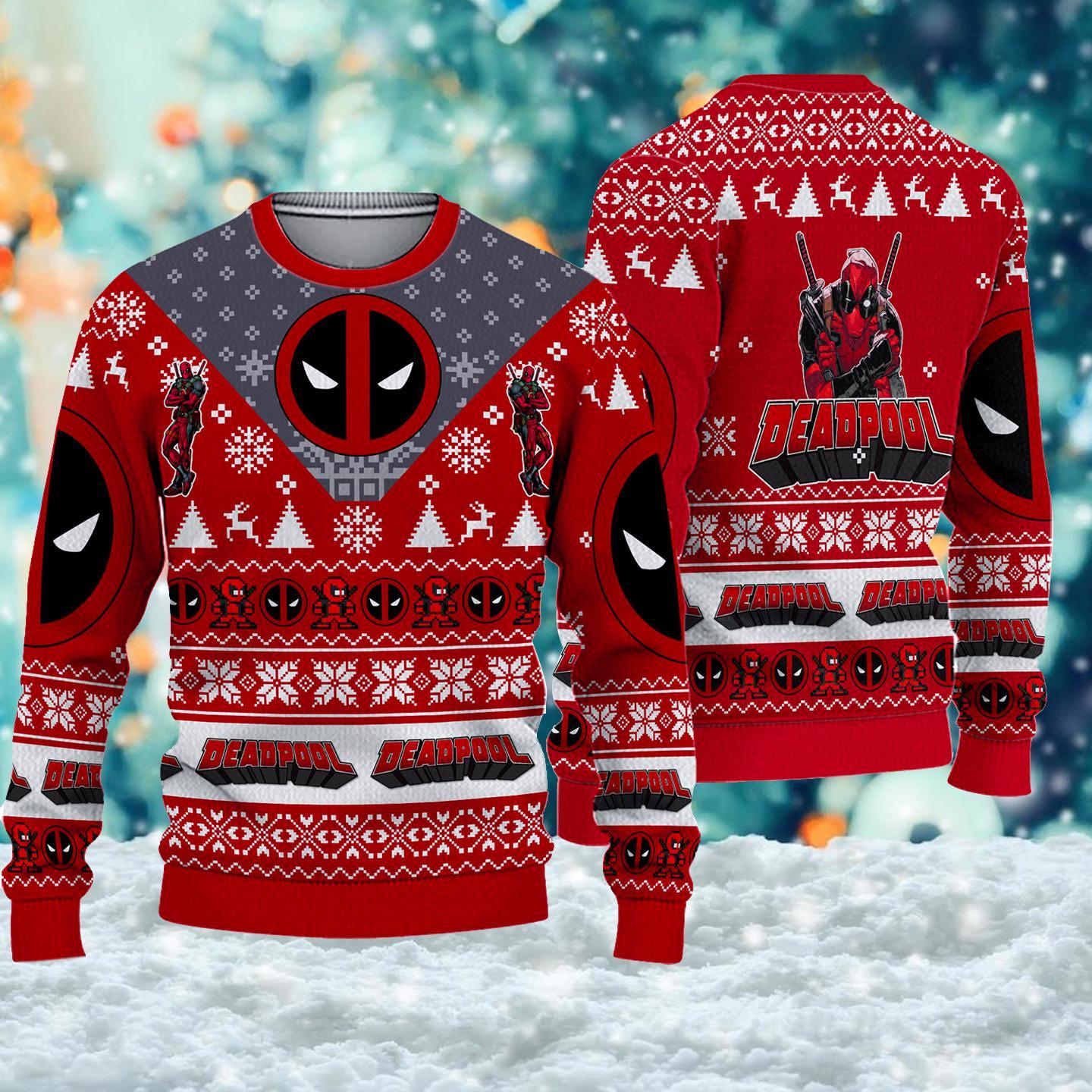 Deadpool Sweater Etsy