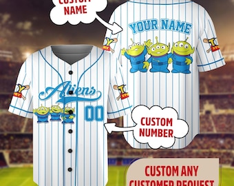 Custom Wdw Toy Story Alien Baseball Jersey, Magic Kingdom Trip Baseball Jersey Outfits For Kid Adult, Gift For Sport Team Matching Tee