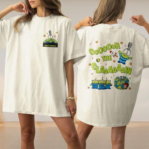 Two-Sided Toy Story Aliens Claw Machine Shirt, Toy Story Disney Tee, Aliens Claw Machine Pocket Oh The Claw T-Shirt, Disneyland World