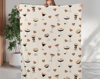 Trending Espresso Martini Blanket, Espresso Martini Home Decor, Espresso Martini Blanket Gifts, Espresso Martini Accessories