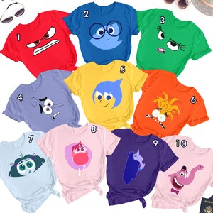 Inside Out Emotions Shirt, It's Okay to Feel All the Feels Shirt, Core ...