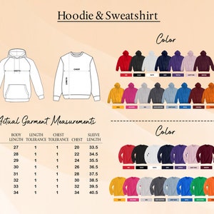 the hoodie and sweatshirt are different colors