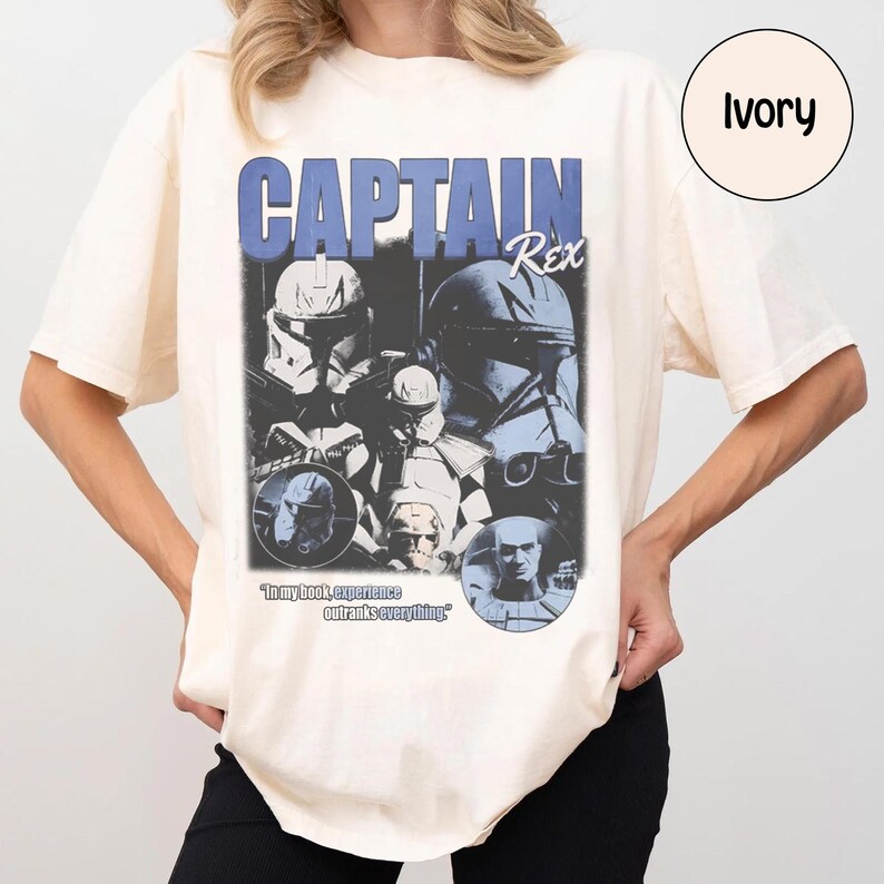 Wdw Captain Rex Comfort Color T-shirt, Star Wars Revenge of the Sith ...