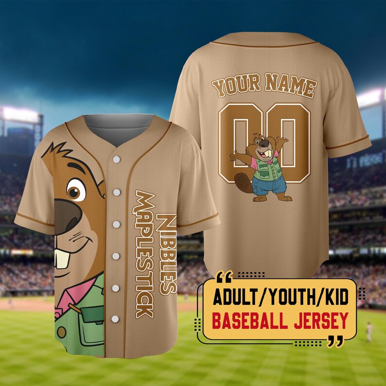 Personalized Disney Zootopia Characters Baseball Jersey, Custom Judy Hopps Nick Wilde Jerseys, Zootopia Baseball Team Outfit, Disney Shirts bild 6
