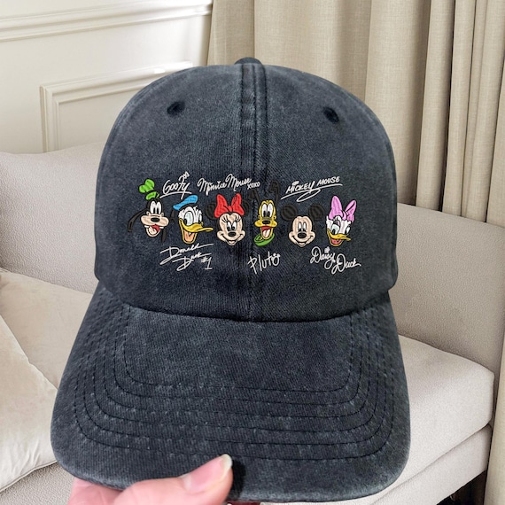 Retro Mickey and Friends Signatures Embroidered Hat, Magical  display picture 1