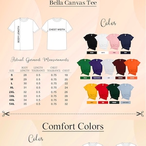 a poster with different types of shirts on it