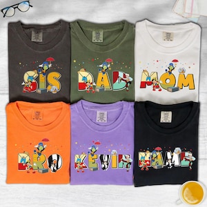 Personalized Pinocchio T-Shirt, Custom Name Puppet Boy Matching Family Shirt, Magic Kingdom Movie Tee, Pinocchio  Birthday Party Theme Gift