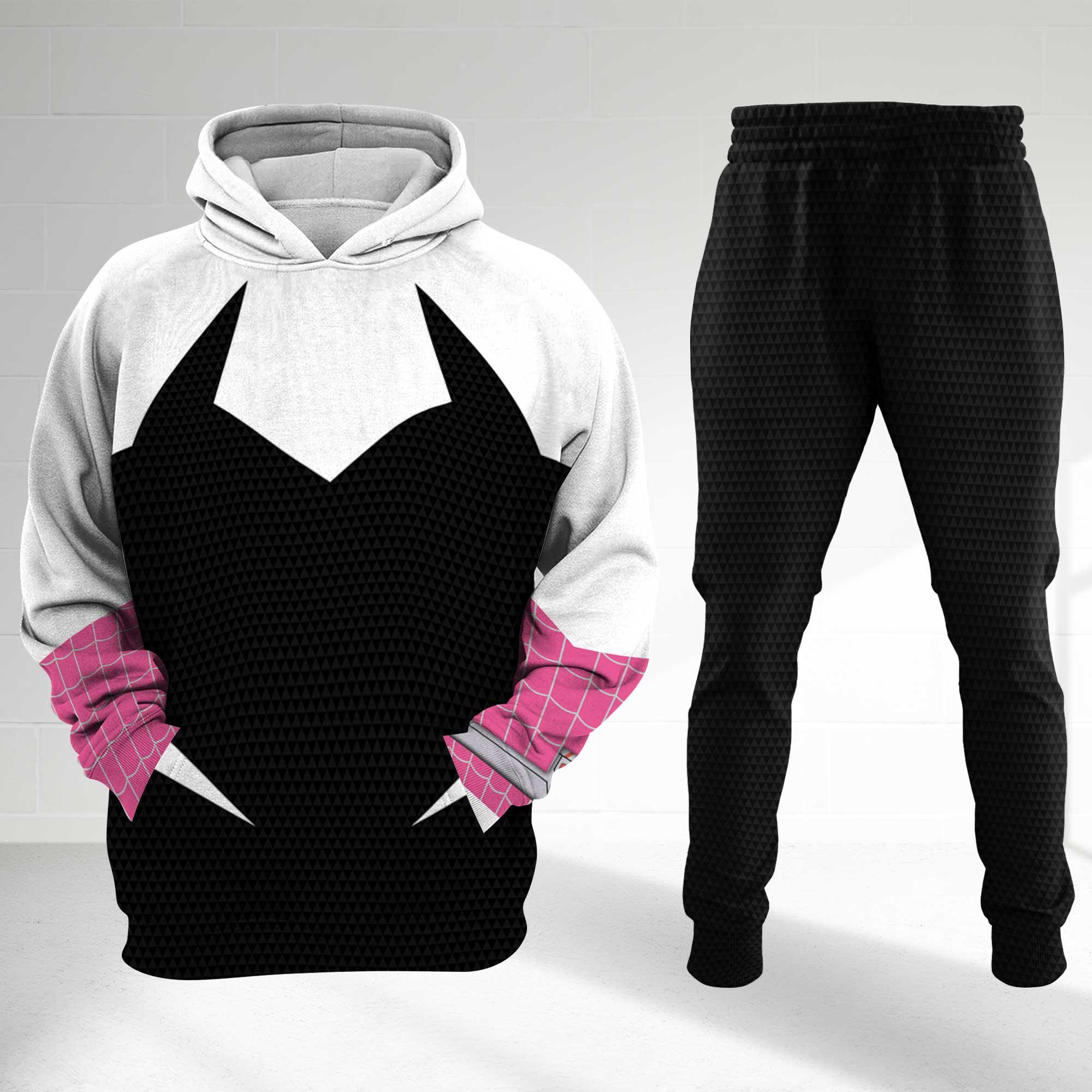 Gwen Stacy Across the Spider Verse Cosplay Halloween Hoodie, Gwen