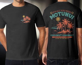 Motunui Coconut Co Shirt, Moana Princess 2 Side Shirt, Motunui Maui Movie Shirt, Magic Kingdom Shirts, Moana Family Vacation Gift Shirt
