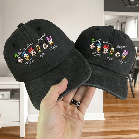 Retro Mickey and Friends Signatures Embroidered Hat, Magical  display picture 3