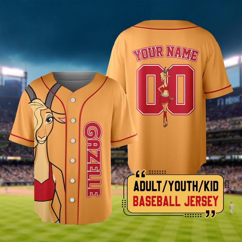 Personalized Disney Zootopia Characters Baseball Jersey, Custom Judy Hopps Nick Wilde Jerseys, Zootopia Baseball Team Outfit, Disney Shirts bild 8