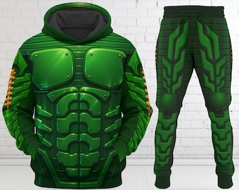 Green Goblin Halloween Costume 3D Hoodie, Green Goblin Cosplay All Over Printed Shirt, Spider Man Character Cosplay Shirt, Goblin Shirt