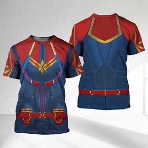 Superhero Women 3D T-Shirt, Halloween Cosplay Running Costume Cosplay, Halloween Group Matching Shirt, Halloween Family/Friend Party Gift