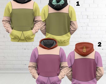 Drizella Anastasia Halloween Cosplay Hoodie, Cinderella's Stepsisters Costume Halloween T-Shirt, Wdw Halloween All Over Printed Shirt