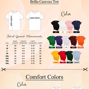 a poster with different types of shirts on it