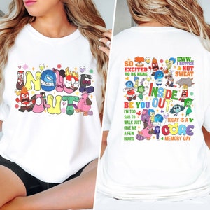 Inside Out 2 Movie T-Shirt, Funny Inside Out Feelings Matching Shirt, Inside Out Family Shirt, Inside Out Character Group Tee