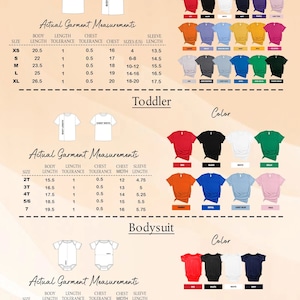 a poster with different types of shirts on it