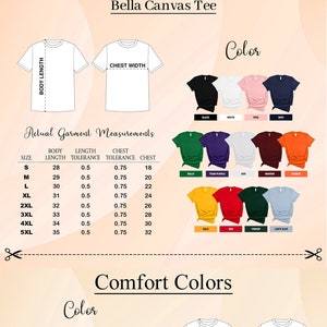 a poster with different types of shirts on it