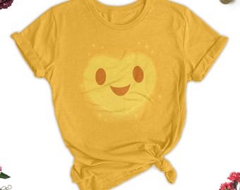 Yellow Star Wish Shirt, Wish 2024 Halloween Costume Shirt, Wishing Star Cosplay Outfit, Animation Characters Halloween Costume Shirt
