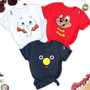 Funny Dumbo Halloween Costume Shirt, Dumbo Family Halloween Shirt ..., حجم الصورة 300x300