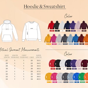 the hoodie and sweatshirt are different colors