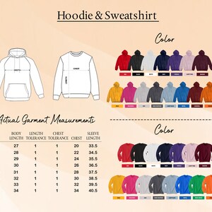 the hoodie and sweatshirt are different colors