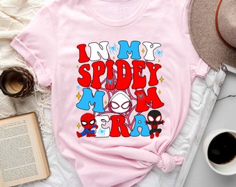 In my Spider Mom Era Shirt, Funny Mother's Day Gift For Mom, Spider Hero Mom Shirt, Spider Women Shirt, Spider Mom Birthday Gift Tee RE
