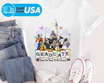 Graduate From The Tassel To Castle 2023 Shirt, Graduation 2023, Grad Trip Shirt, Class Of 2023 Graduation Tee, College Senior Gift